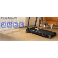 Cintas de correr para uso doméstico, inclinación de almohadilla para caminar, plegable automático para el hogar, cinta de correr para correr de 8,0 MPH con Bluetooth habilitado, usuario de 300 libras - details 1