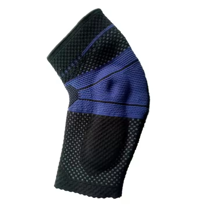 Coderas deportivas anticolisión, Protector de codo tejido de nailon transpirable, funda de compresión de codo ajustable de alta compresión - 1