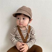 Gorro bonito con visera para bebé, sombrero con protección solar, sombrero de béisbol para bebé, sombrero para el sol para niña y niño de Color sólido para primavera y verano para recién nacido - details 10
