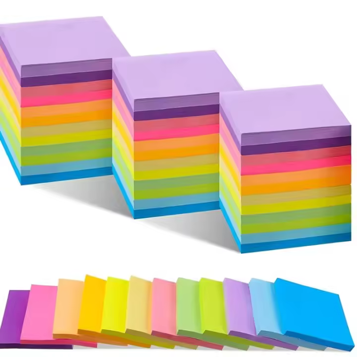 Pad de Notas Adhesiva Kawaii Suministros de Papelería de Oficina Libros de Notas de Papel de Rasguño Accesorios de Oficina - 1