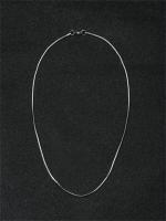 Collar de cadena plateada de acero inoxidable minimalista para hombre, estilo de moda punk, hip hop popular, regalo de joyería - details 4