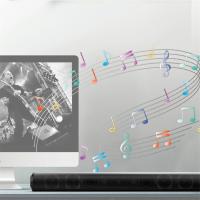 Barra de sonido inalámbrica con Bluetooth, sistema de altavoces con cable, sonido estéreo envolvente para cine en casa, proyector de TV - details 1