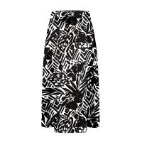 Falda elástica plisada estampada de cintura alta a rodilla para mujer, moda, fiesta, verano, 2024 - details 19