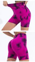 Pantalones cortos de cintura alta para mujer Cinturón elástico, sin costuras, moda en tus piernas, ideal para gimnasio, entrenamiento, correr, verano - details 8