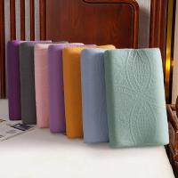 Funda de Almohada de Latex Impermeable Color Sólido Algodón para Dormir - details 7