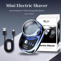 Afeitadora Eléctrica Portátil Mini Recortadora de Barba Afeitadora de Doble Cabeza - details 18