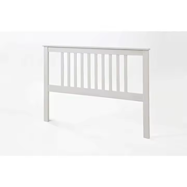 Portabrisas de Cama Pino Macizo Blanco Translúcido Tamaño 135cm Serie Alme Requiere Montaje - 1