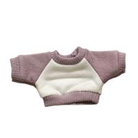Ropa de muñeca de algodón, camiseta interior a rayas, ropa de muñeca de felpa de Color sólido, suéter de 15cm, ropa de muñeca sin atributos de alta calidad - details 2