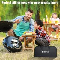 Juego de Accesorios para Parrilla de Barbacoa de Acero Inoxidable 31 Herramientas Resistentes para Hombres y Padres Regalo Perfecto para el Día del Padre - details 5
