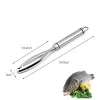 Herramientas para matar peces, cepillado de escamas de pescado plateado de alta calidad, escalador de pescado de acero inoxidable, artefacto de eliminación de escamas de pescado domésticas - details 5