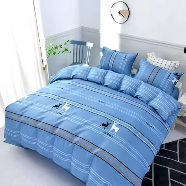 Cubierta de Edredón Floral Engrosada Tamaño Completo Queen Doble Individual con Borlas Rosa Flores Tapado para Cama Doble Sin Funda de Almohada y Sábana - 1