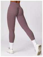 Pantalones de Yoga de cintura alta para mujer, mallas deportivas sin costuras para gimnasio, entrenamiento, barriga, correr - details 30