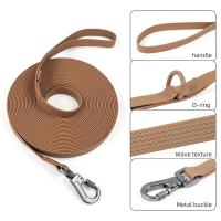Correa de PVC Impermeable para Perros Grandes Fuerte, Larga, Fácil de Limpiar para Entrenamiento de Correr - details 2