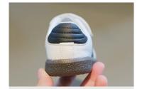 Zapatillas de deporte para niño y niña, zapatos informales para correr y caminar, Tenis versátiles a la moda, suela suave con lazo de gancho, primavera y otoño - details 5