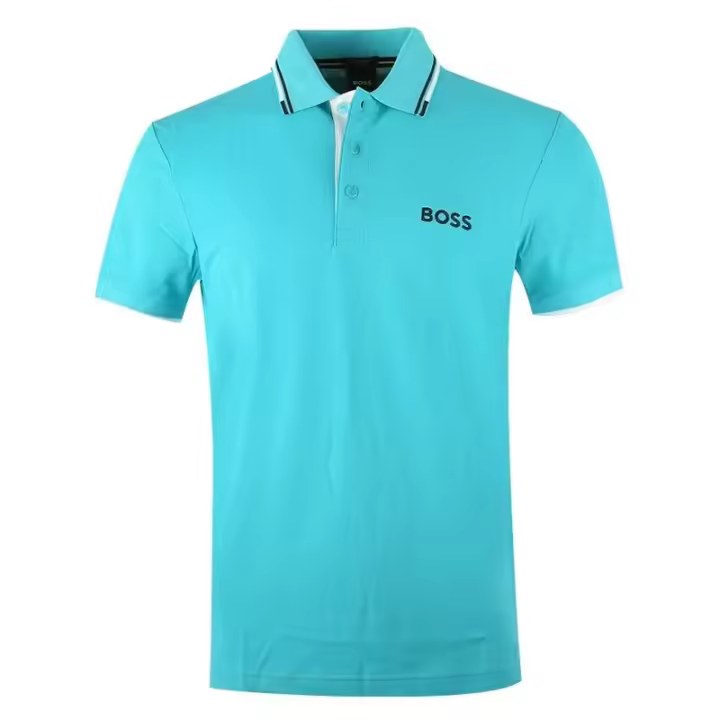 BOSS Polo ajustado de algodón elástico - 1