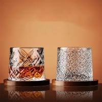 Regalo creativo con taza de cristal Base, rotación 360, vaso de whisky giratorio de 300ML, vaso de cristal para ron - details 1