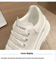 2024 primavera nuevo M05 zapatos de tenis de encaje Casual para hombres blanco de corte bajo deportes y ocio invierno fondo grueso - details 7