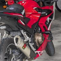 Tubo de escape de aleación de titanio y fibra de carbono para motocicleta, akrapovic R1 modificado, industrial y comercial, Chunfeng 450SR/DUKE/R1 - details 3