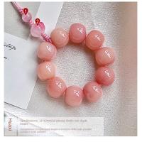 Correa para teléfono con cuentas dulces, correa para la muñeca hecha a mano con cuentas coloridas, cadena para teléfono, decoración, cordón para teléfono móvil para niñas y mujeres - details 12
