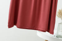 Camisetas sin mangas de talla grande con pliegues sueltos para mujer, camisetas sin mangas de Modal, ropa de casa de color sólido, chaleco de fondo XL a 6XL - details 17