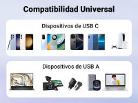 Cable USB A a C de Carga Rápida UGREEN Tipo de Trenza de Nylon para Samsung Galaxy, iPhone, OPPO Reno, Xiaomi 15 Pro, Redmi K80 Pro, Huawei Mate Accesorios de Electrónica - details 3