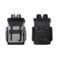 Mochila Simple con letras para hombre, bolso escolar multifuncional de gran capacidad para estudiantes, bolso de hombro, bolso para ordenador portátil, mochila de lona para viaje - details 1