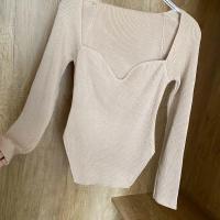 Suéter de Manga Larga con Cuello Cuadrado para Mujer Jersey de Punto para Primavera y Otoño - details 25