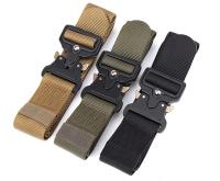 Cinturón táctico con hebilla magnética para hombre, cinturón elástico de liberación rápida, cinturón informal de nailon para pantalones de entrenamiento - details 9