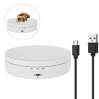 Soporte Giratorio Multifuncional 4KG Máxima Carga Soporte para Joyería Sin Ruido Rotación 360° Estable Electric Turntable para Cocina y Comedor - details 8