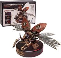 Kit de Modelo de Rinocerto Hipopótamo de 147 Piezas Rompecabezas 3D Juguete de Montaje Fácil - details 6