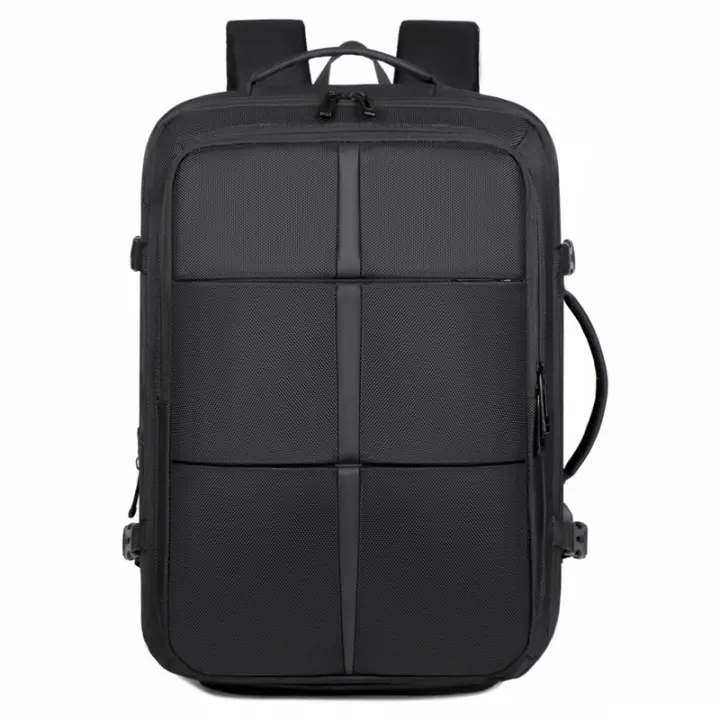 Mochila de Viaje Cabina Avion, Expandible, Grande, Adecuado tanto para hombres como para mujeres, Con puerto de carga USB - 1