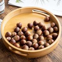 Bandeja de Servicio de Té de Bambú Bandera de Almacenamiento de Madera Sencilla para Desayuno y Postre Uso en Cocina y Dinería - details 2