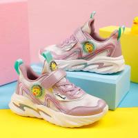 Nuevo 2023 moda dibujos animados niña diseño escolar Rosa niño estrella zapatos caminar deportes correr precio bajo - details 6