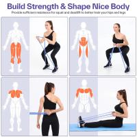 Bandas de resistencia Sportneer Bandas de ejercicio de 5-130 lb Bandas de entrenamiento de resistencia de 5 niveles para estiramiento en gimnasio y entreno de resistencia - details 8