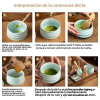 Juego de Utensilios Dispensadores de Té de la Dinastía Song, Herramientas para Té Matcha, Agitador de Té Matcha, Juego de Té Matcha Japonés Hyakumono Lee - details 0
