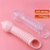 Leten Condón Extensor Reutilizable para Retrasar la Eyaculación, Sexual, Duro, Rugoso, Gran Placer, para Hombres, Juguetes Sexuales - details 2