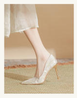 Tacones Altos para Mujer 2025 Estilo Chino Nacional Suave y Versátil Zapatos Individuales de Cheongsam Belleza - details 5