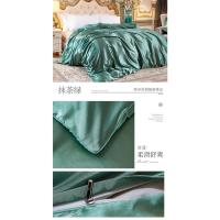 Juego de cama de seda morera, funda nórdica, funda de almohada, sábanas de satén de lujo - details 15