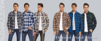MAGCOMSEN Hombres Plaid Camisas de franela de algodón de manga larga Camisa Casual Button Down Camisas de lana con 2 bolsillos - details 0