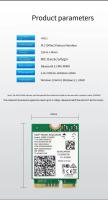 Tarjeta de Red Inalámbrica Gigabit WIFI 6E P14S P15S AIR14 Desktop M.2 CNVIo2 CPU de 12ª Generación - details 3