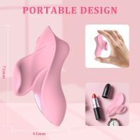 Juguetes para adultos Mini vibrador Mujeres Juguetes sexuales, 8 vibraciones Estimulador del clítoris de silicona Vibradores para dedos Juguetes sexuales para parejas, Vibrador recargable Vibrador de clítoris para juguetes sexuales y juegos Su placer - details 5