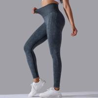 Pantalones de yoga para mujer, pantalones deportivos transpirables de cintura alta, ropa de gimnasio para levantamiento de glúteos, entrenamiento - details 7