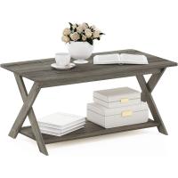 Mesa de Centro, Madera de ingeniería, Roble Francés, 89,9 (L) x 40,6 (A) x 49,8 (F) cm - details 5