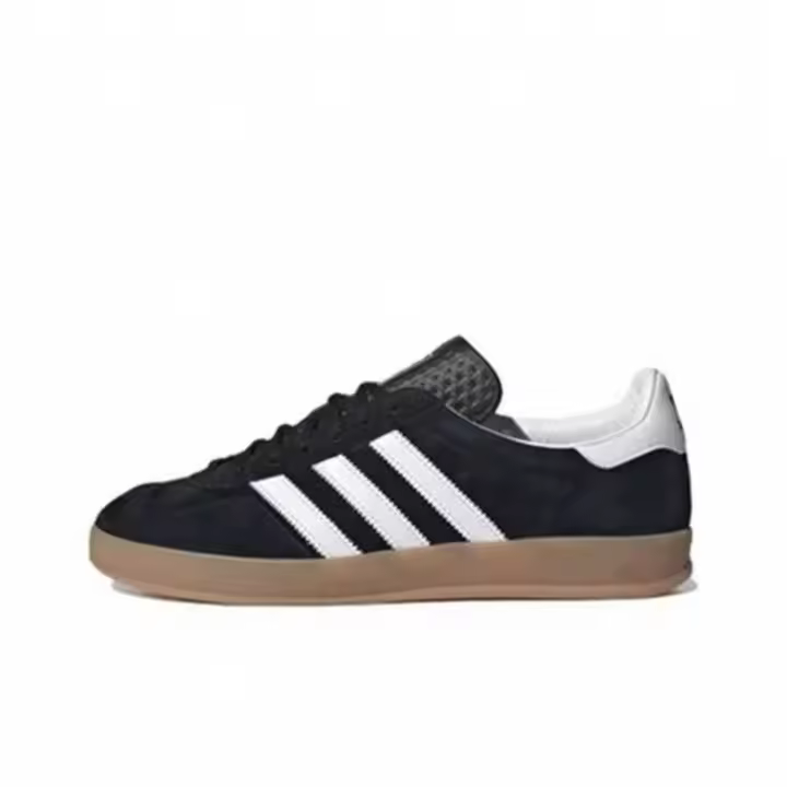 Buroalma Zapatilla gazelle Sneaker Mujer Zapatillas Dexter de tres rayas de piel auténtica Talla 36-45 - 1