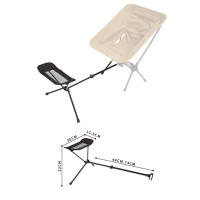 Bench Moon-pata de extensión telescópica para silla, plegable, retráctil, adecuada para variedad de sillas de campamento, sillas de playa - details 3
