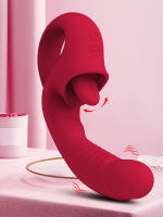 Vibrador de punto G realista para mujer, consolador grande, estimulador de clítoris, 10 lamer, Juguetes sexuales para adultos - details 0