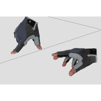 Boden 1069 Sailing para mujer, guantes de escalada en roca al aire libre de medio dedo - details 5