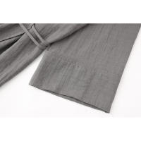 Conjunto de moda para mujer, camisetas holgadas con cordones y pantalones elásticos de cintura alta - details 16
