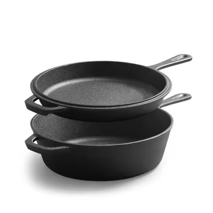 Fabricante de utensilios de cocina para acampar al aire libre, ollas y sartenes de hierro fundido pre d profesional de China - 1