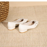 Nueva hebilla de cinturón, boca poco profunda, zapatos individuales de suela plana, zapatos individuales casuales - details 26